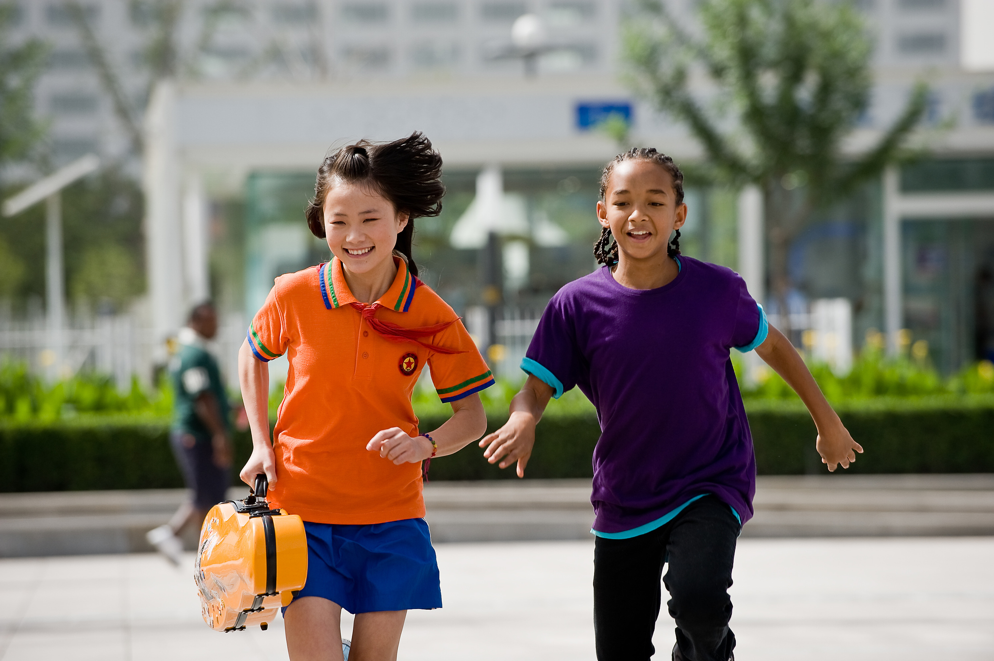 Still of Jaden Smith and Wenwen Han in The Karate Kid (2010)