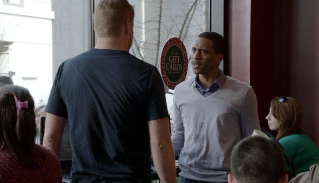 Still of Andre Shanks and Dash Mihok in Breakout Kings.