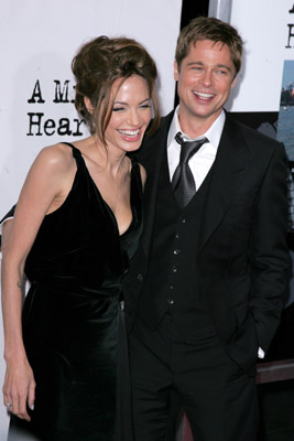 Brad Pitt and Angelina Jolie at event of A Mighty Heart (2007)