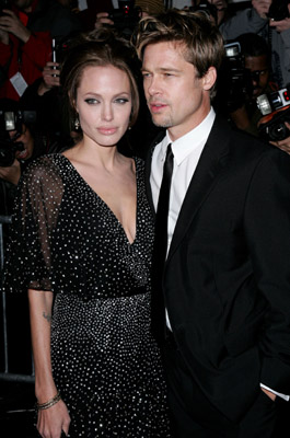 Brad Pitt and Angelina Jolie at event of The Good Shepherd (2006)