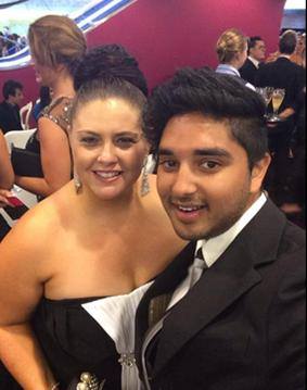 AACTA Awards 2014 - Kristen Elloy and Rohan Mirchandaney