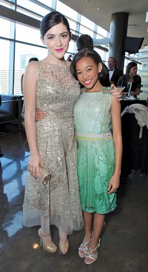 Amandla Stenberg and Isabelle Fuhrman - The Hunger Games Premiere Reception - March 12, 2012