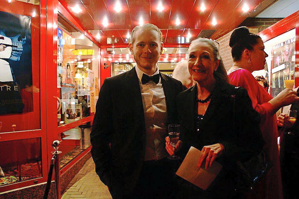 Dennis Vehlen with Ingeborg Vehlen at the 'Night City' Premiere, November 2015