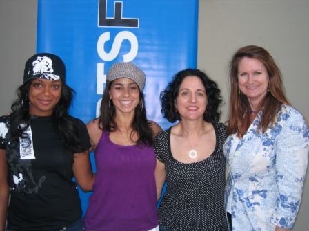 L-R - Tiffany Hines, Marta McGongagle, Marya Mazor & Stephanie Bell at the LA Shorts Film Festival