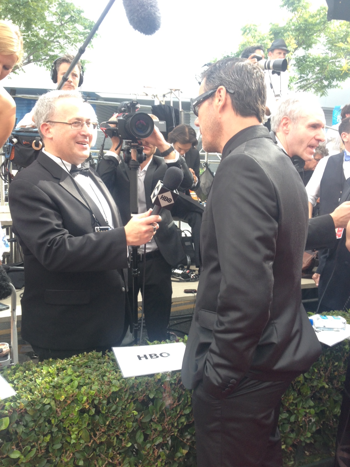 HBO interview at The 66th Emmy Awards