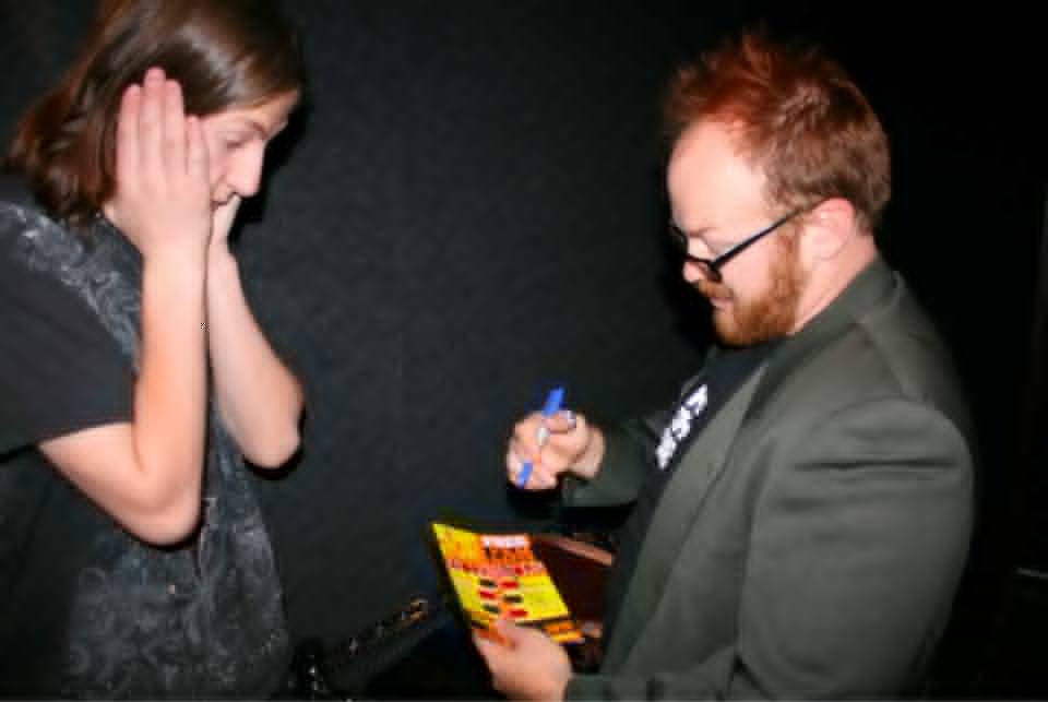 K. Harrison Sweeney signing autograph at Star Wars Celebration 2015