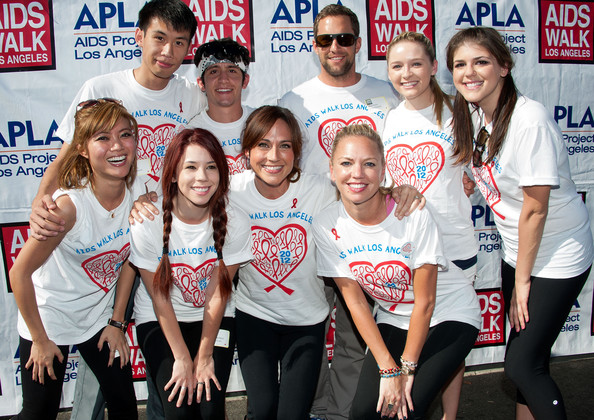AIDS WALK LA 2012 Cast of MTV's 