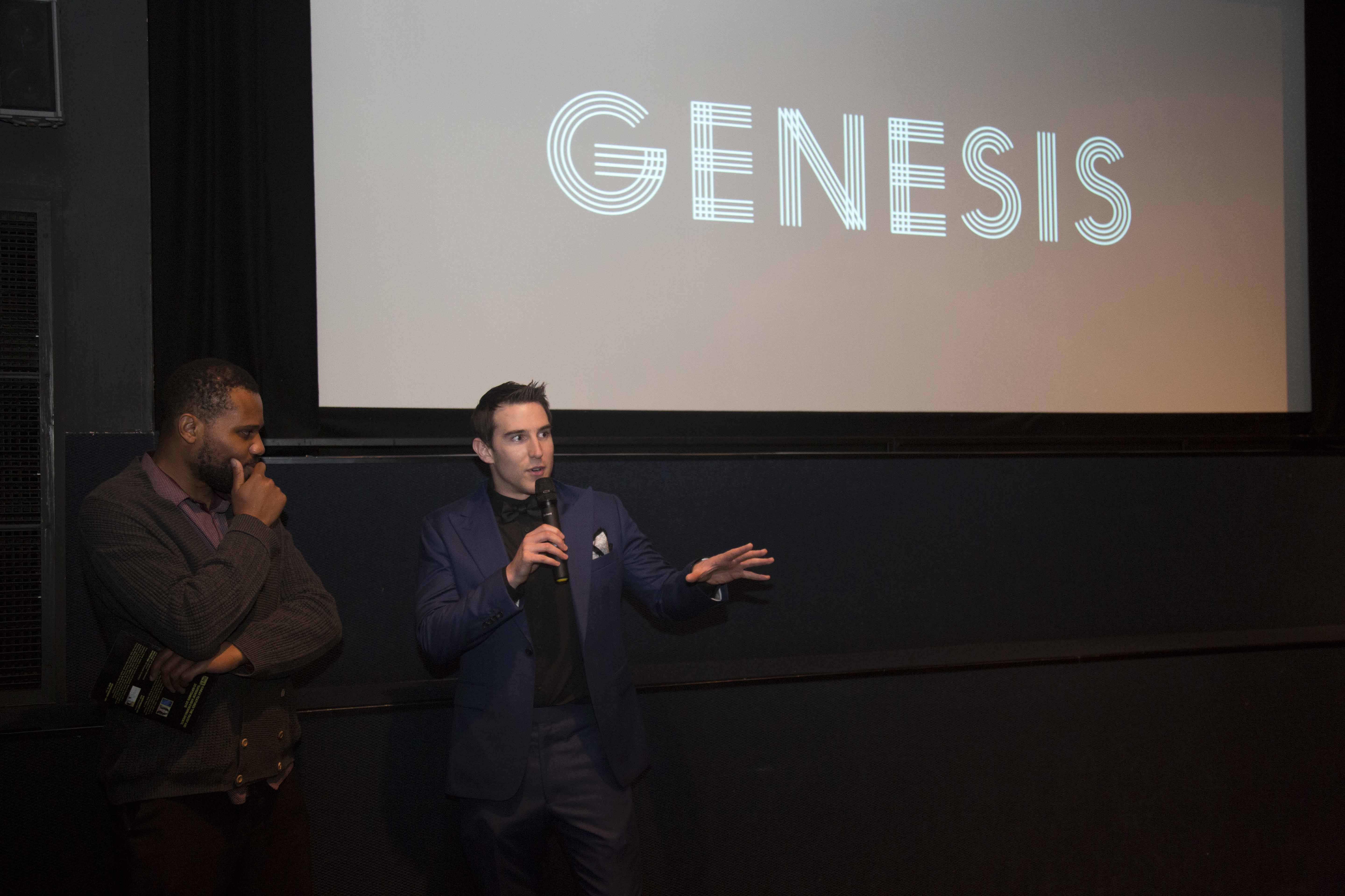 Q & A at Genesis Cinema, London for 'Double Cross' British Urban Film Festival Official Selection 2015