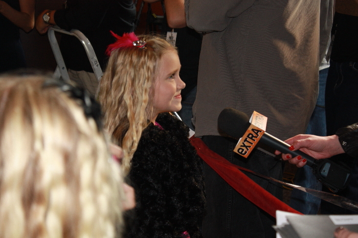 Oct. 2010, interviewed on the Red Carpet for the film Sodales, directed by Jessica Biel.