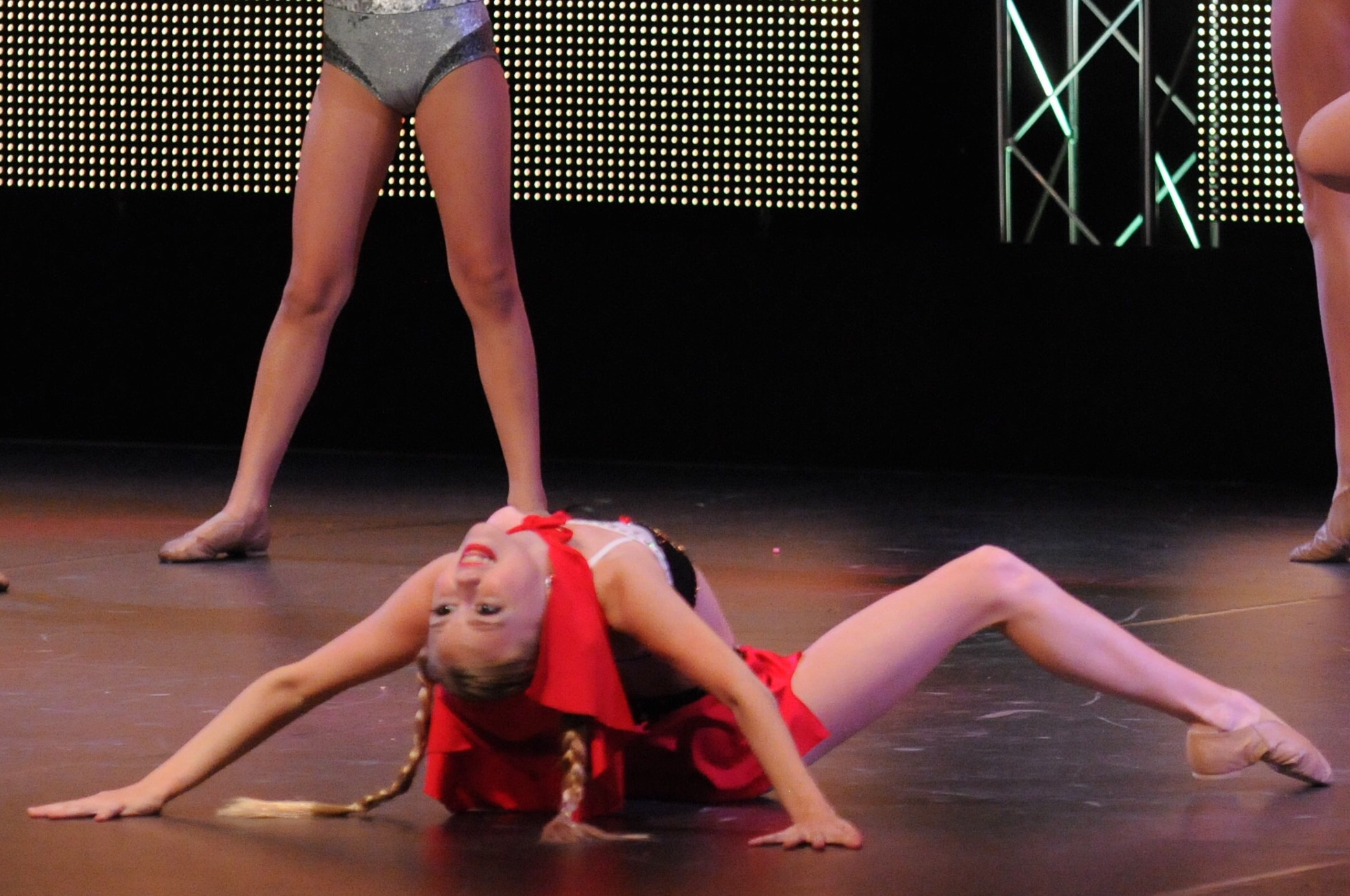 Emily as Little Red Riding Hood at Showstoppers Dance Competition Feb. 2015