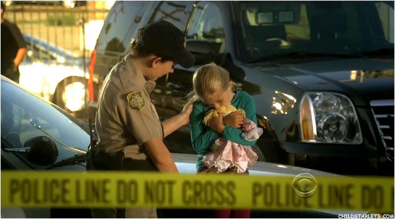 Emily playing Alise on CSI, Sqweegel, in 2010.