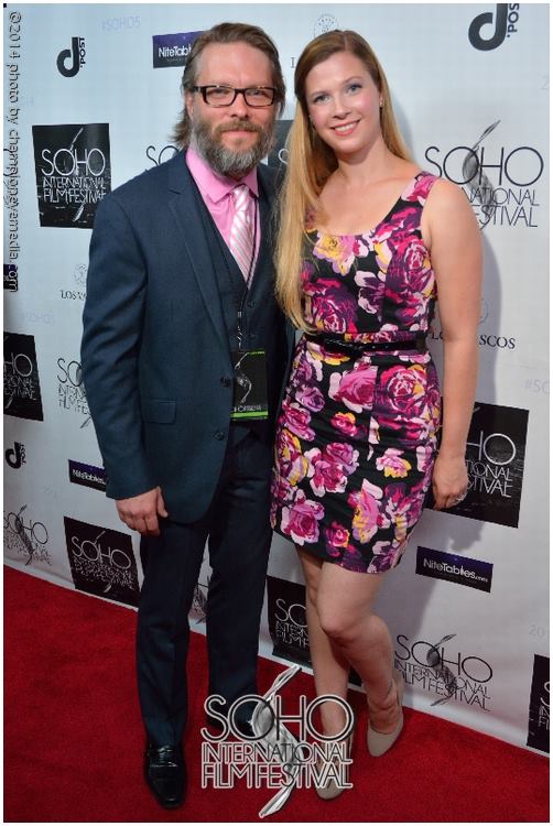 With Lindsay Anne Williams at Soho International Film Festival. May 20, 2014.