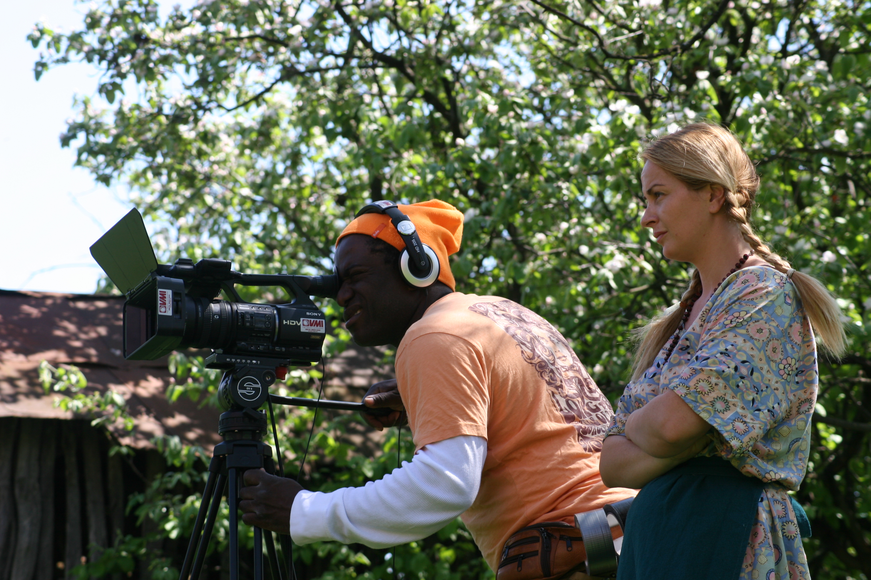 Delia Antal directing DORA, the movie Christopher Cole-DOP