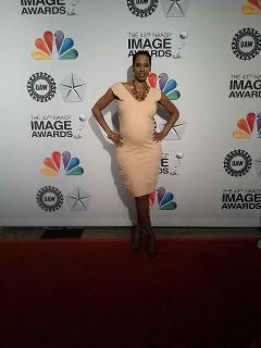 Malika Blessing at the NAACP Awards Pre- Gala