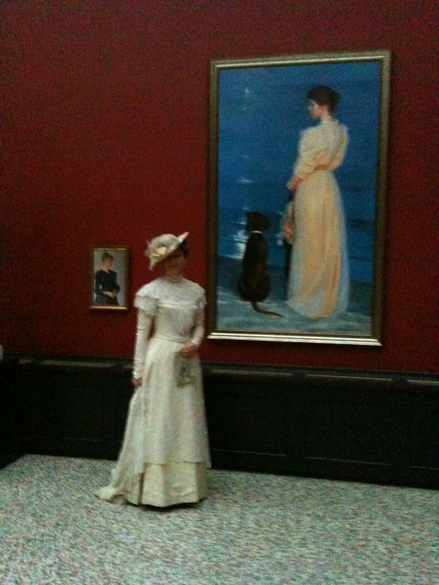 The story of the marriage between the painters Marie and P.S. Krøyer, finer guest invited to the vernissage with Marie and P.S.Krøyer