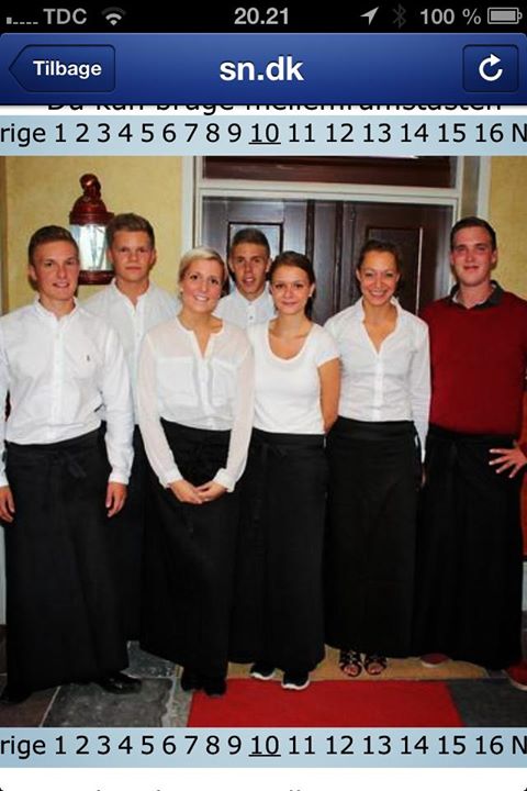 Team of Waiters Rønnede Restaurant/Inn