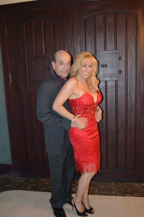 Lorraine Ziff with Robert Picardo as Mr. and Mrs. Corbett in 