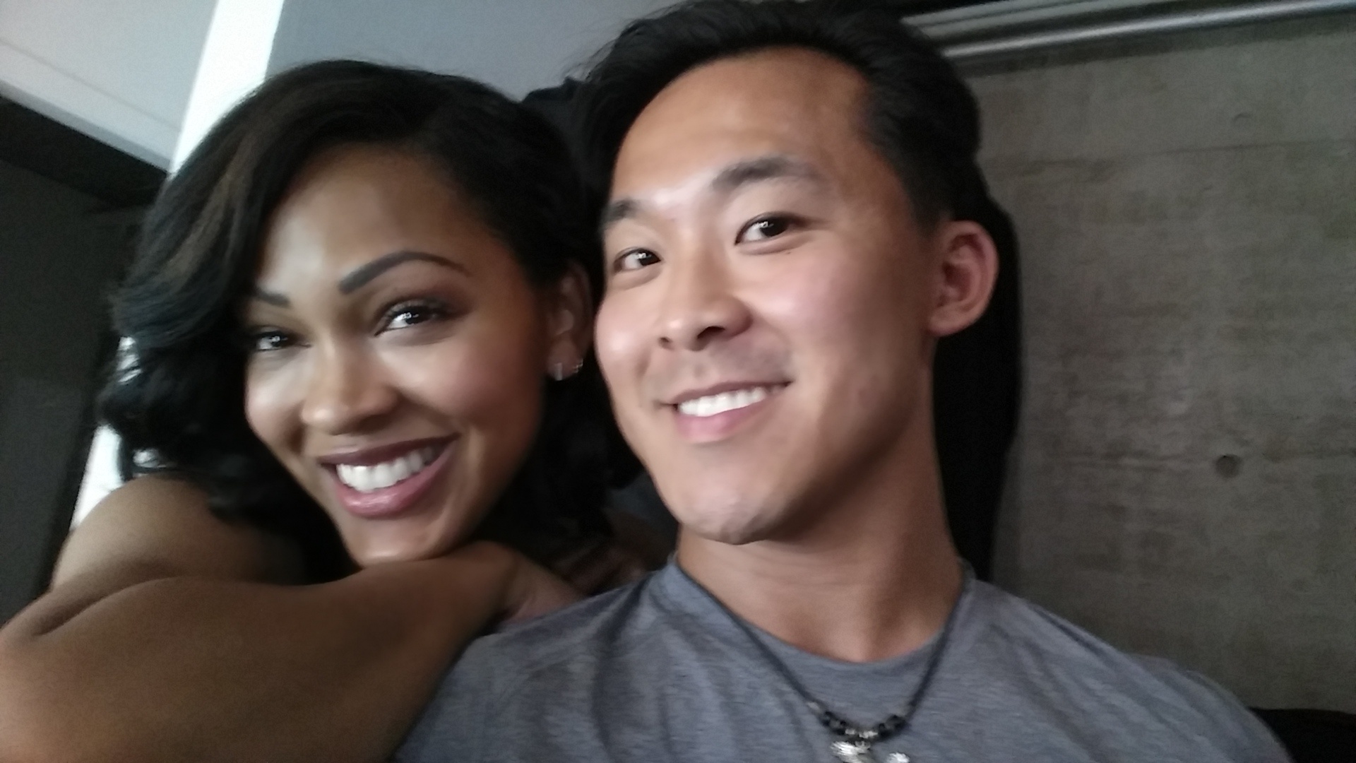 Meagan Good and Andy Yu on Minority Report