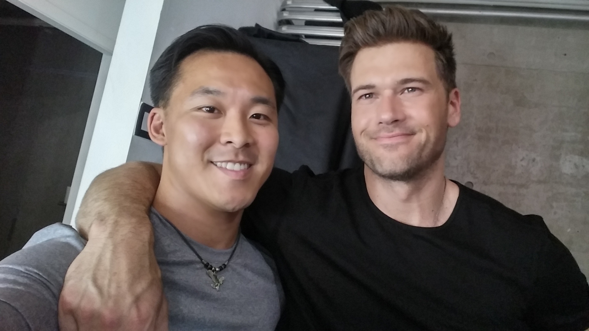 Andy Yu and Nick Zano on Minority Report