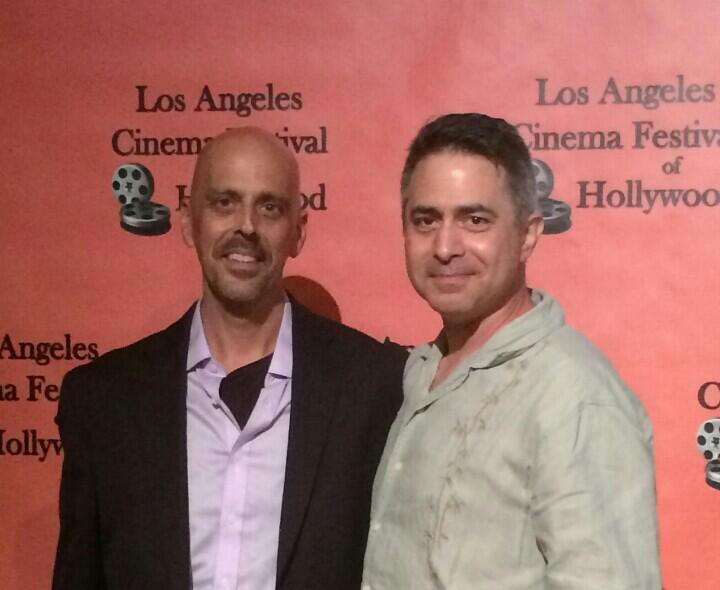 On the red carpet with director Richard Tatum