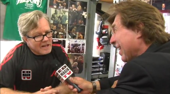 World renowned Boxing trainer Freddie Roach (trainer of Manny Pacquiao) and Pete Allman