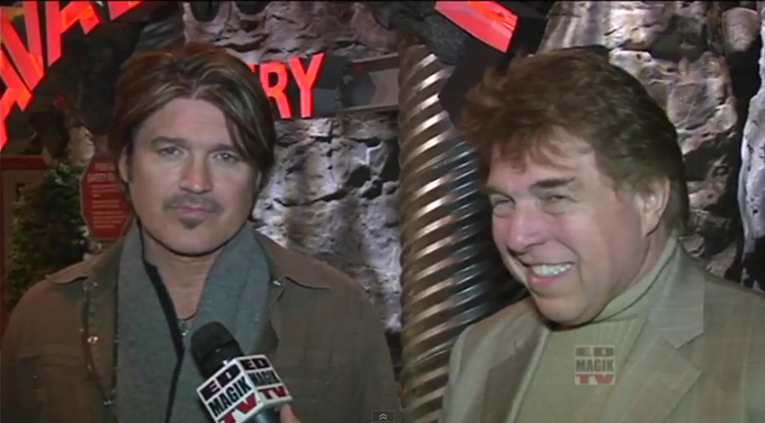 Country music star Billy Ray Cyrus (father of Miley Cyrus) and Pete Allman