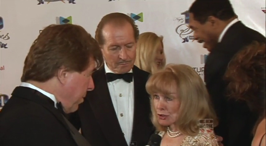 Academy Award nominee and former wife of Howard Hughes, Terry Moore (Come Back, Little Sheba, Mighty Joe Young, Beneath the 12-Mile Reef) and Pete Allman