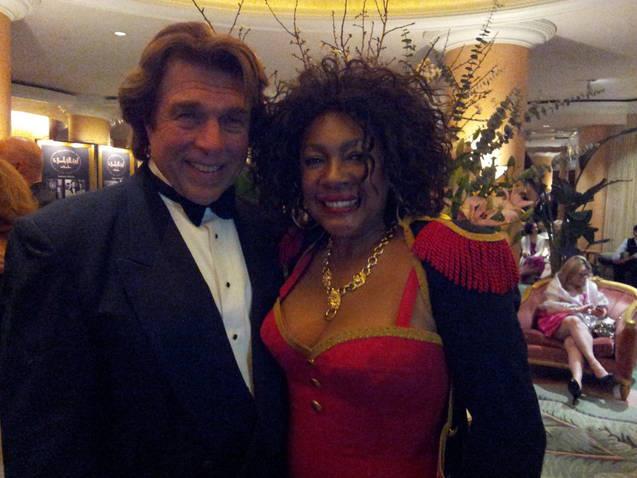Singer Mary Wilson (founder of The Supremes) and Pete Allman