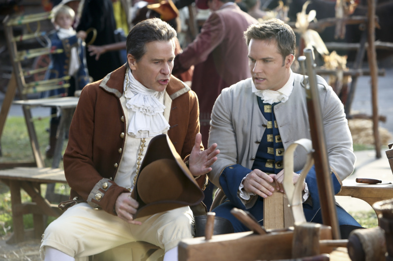 Still of Tim Matheson, Scott Porter and George Tucker in Hart of Dixie (2011)