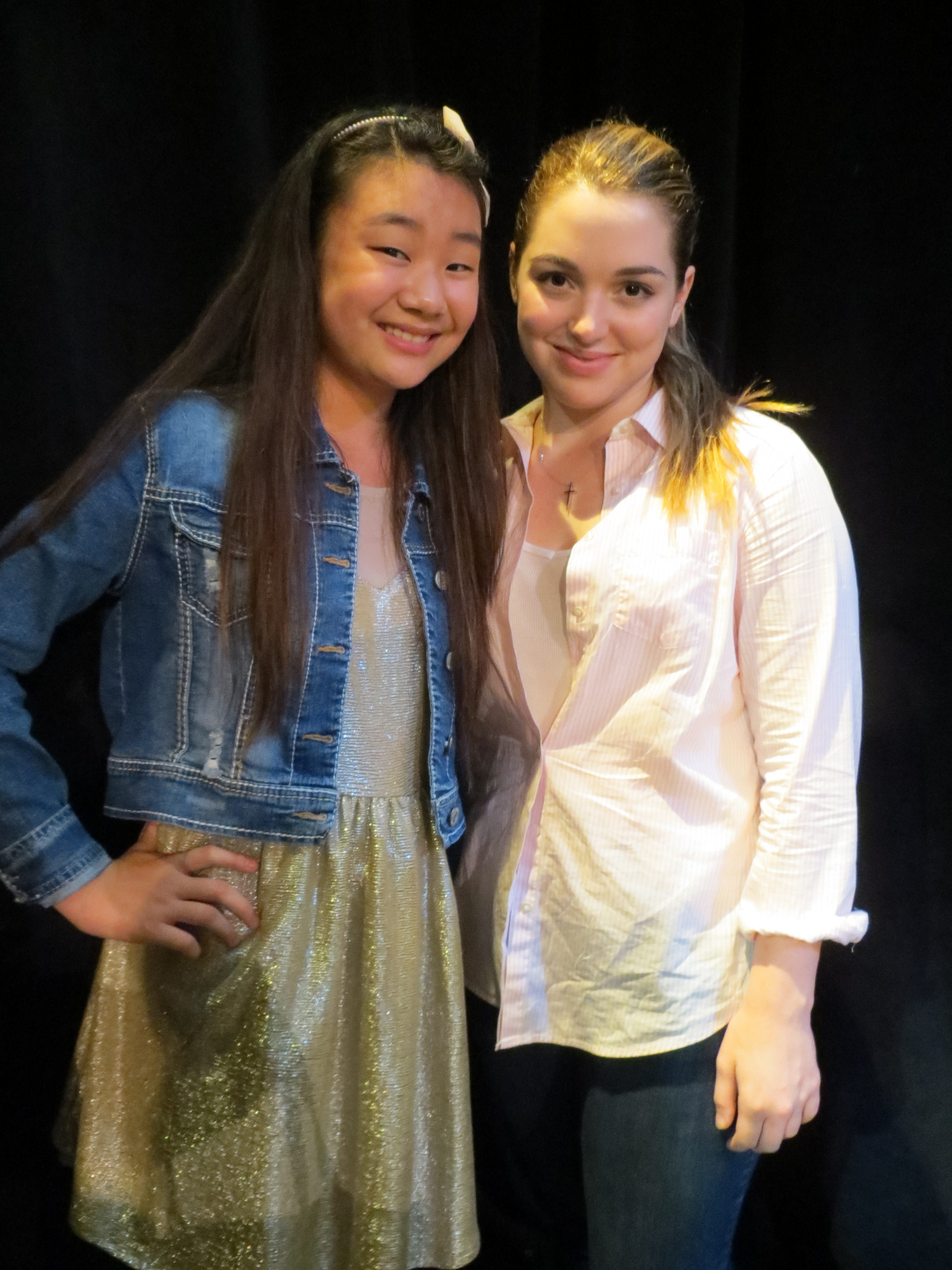 With Jennifer Stone from Nickelodeon's Deadtime Stories. See us in The Witching Game episode!