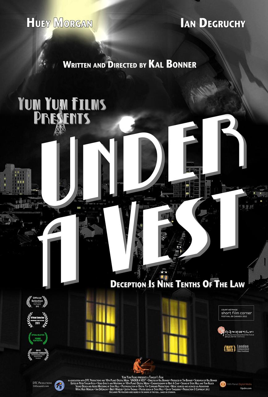 Film Poster for Under A Vest created by Steve Hills