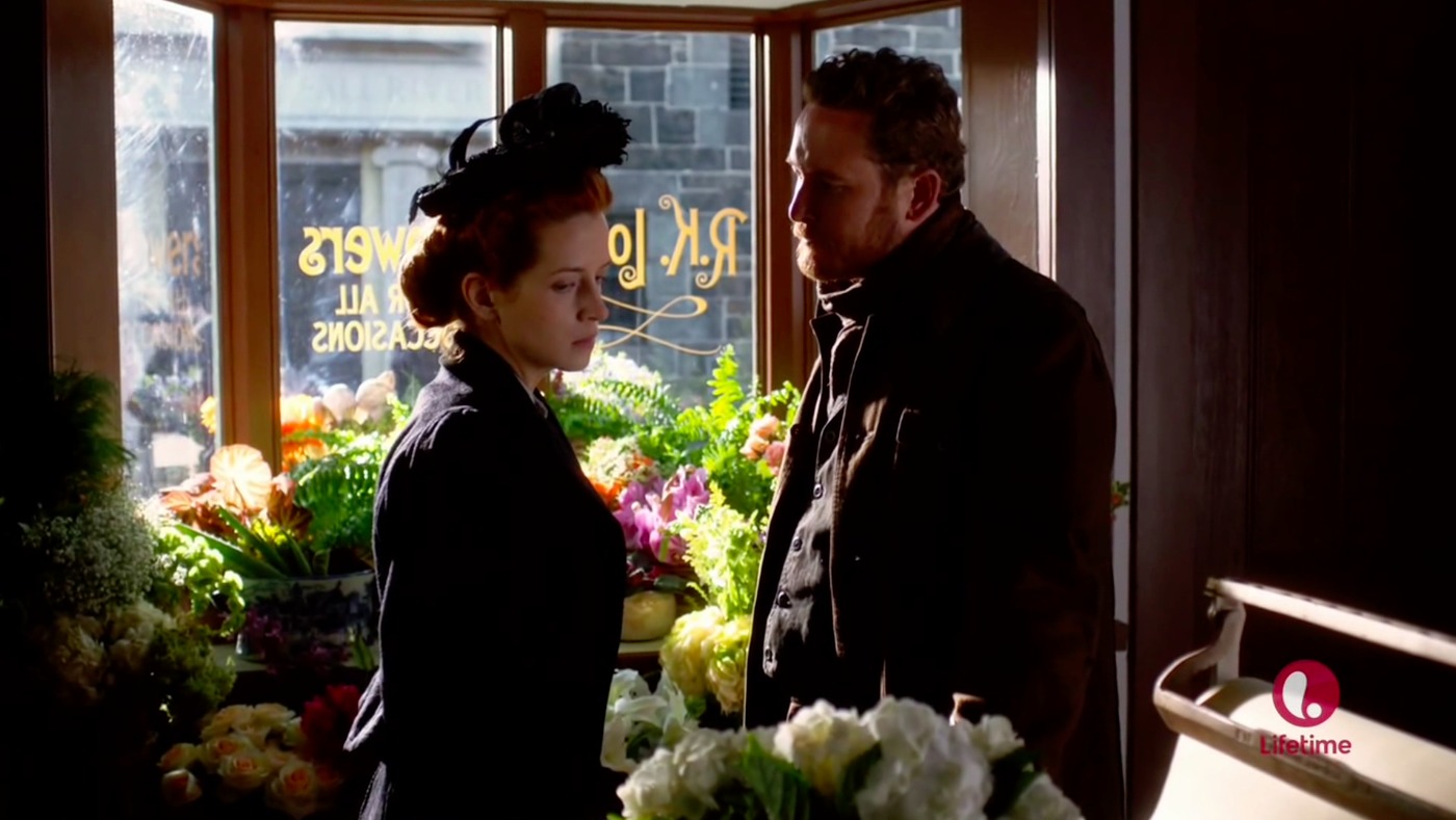 Kimberly-Sue Murray and Cole Hauser in The Lizzie Borden Chronicles.