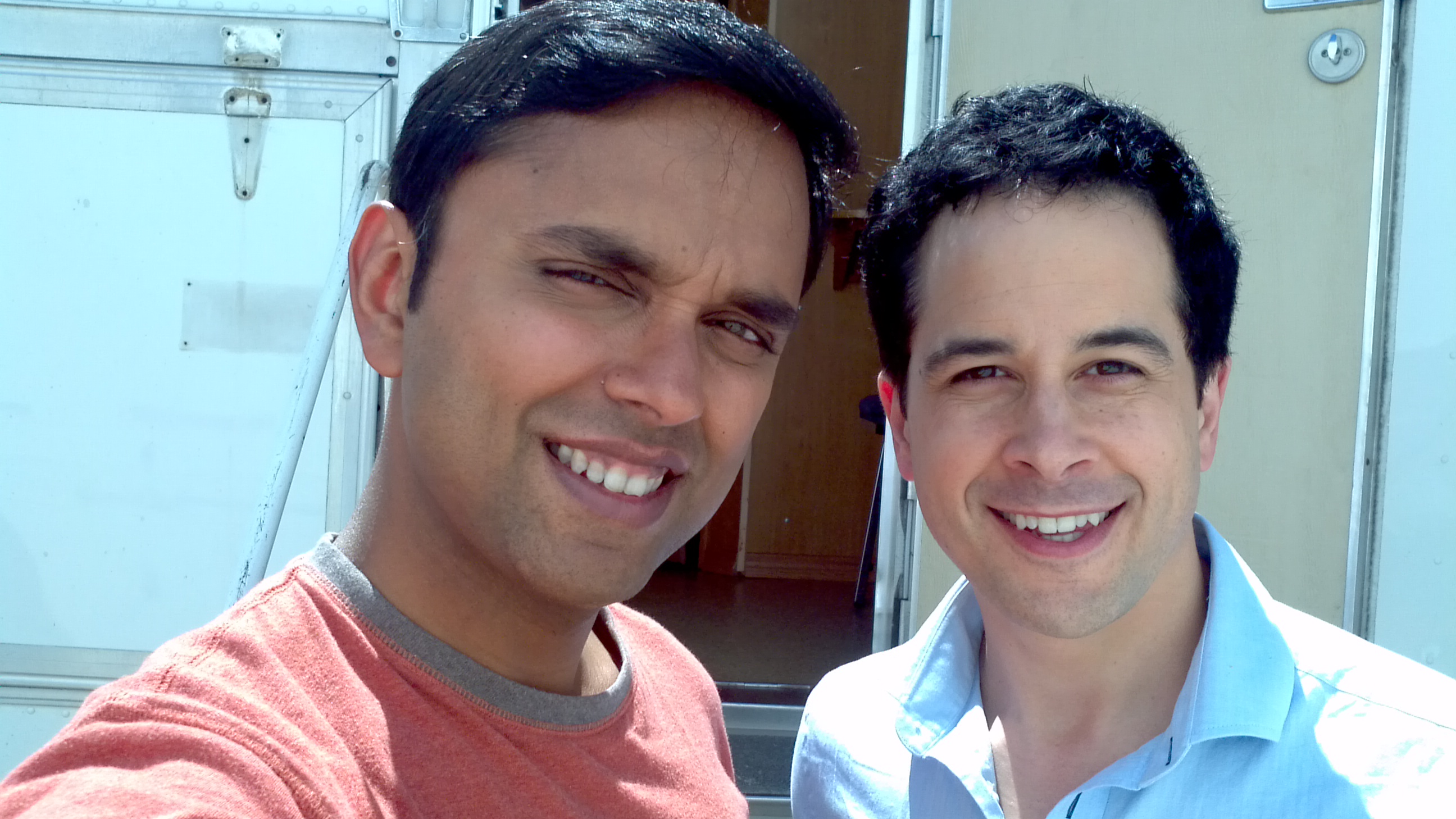 On the set of Drop Dead Diva - with Shane Jacobsen