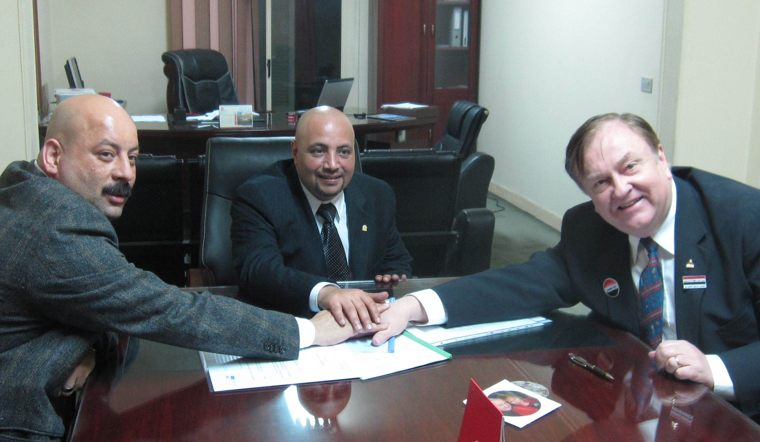 L-R Mr. Yasser Nasreddine & Dr. Amr Hussein of 