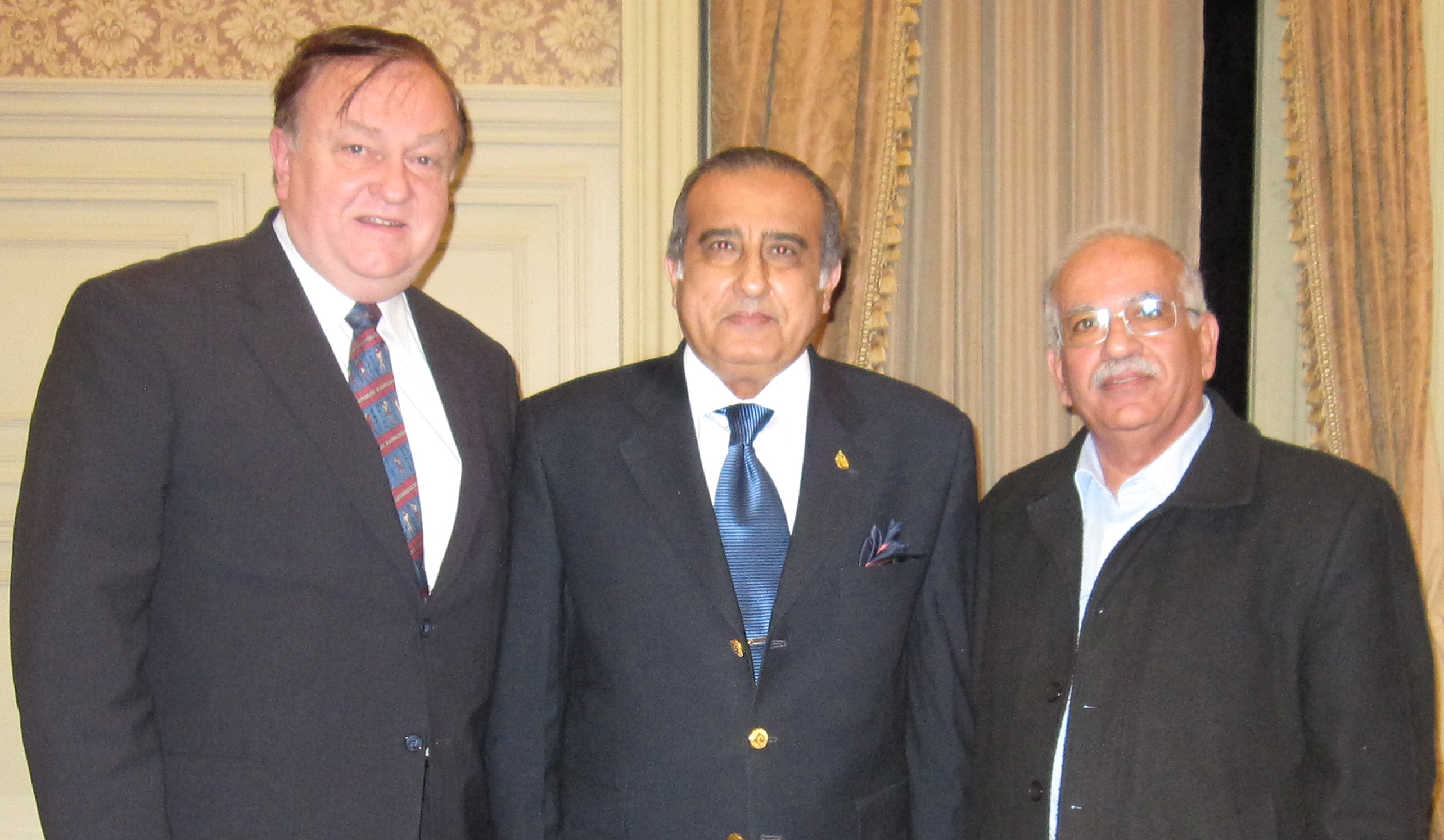 H.E. Ihab Farouk, Post-Revolution meeting Alexandria March 12, 2011, with Dr. Moussen Bai'ad of As-Shams University