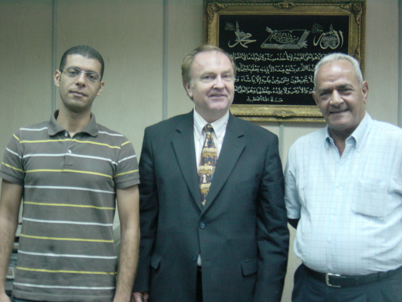 With EMPC Studios Heads of Production, Cairo Egypt