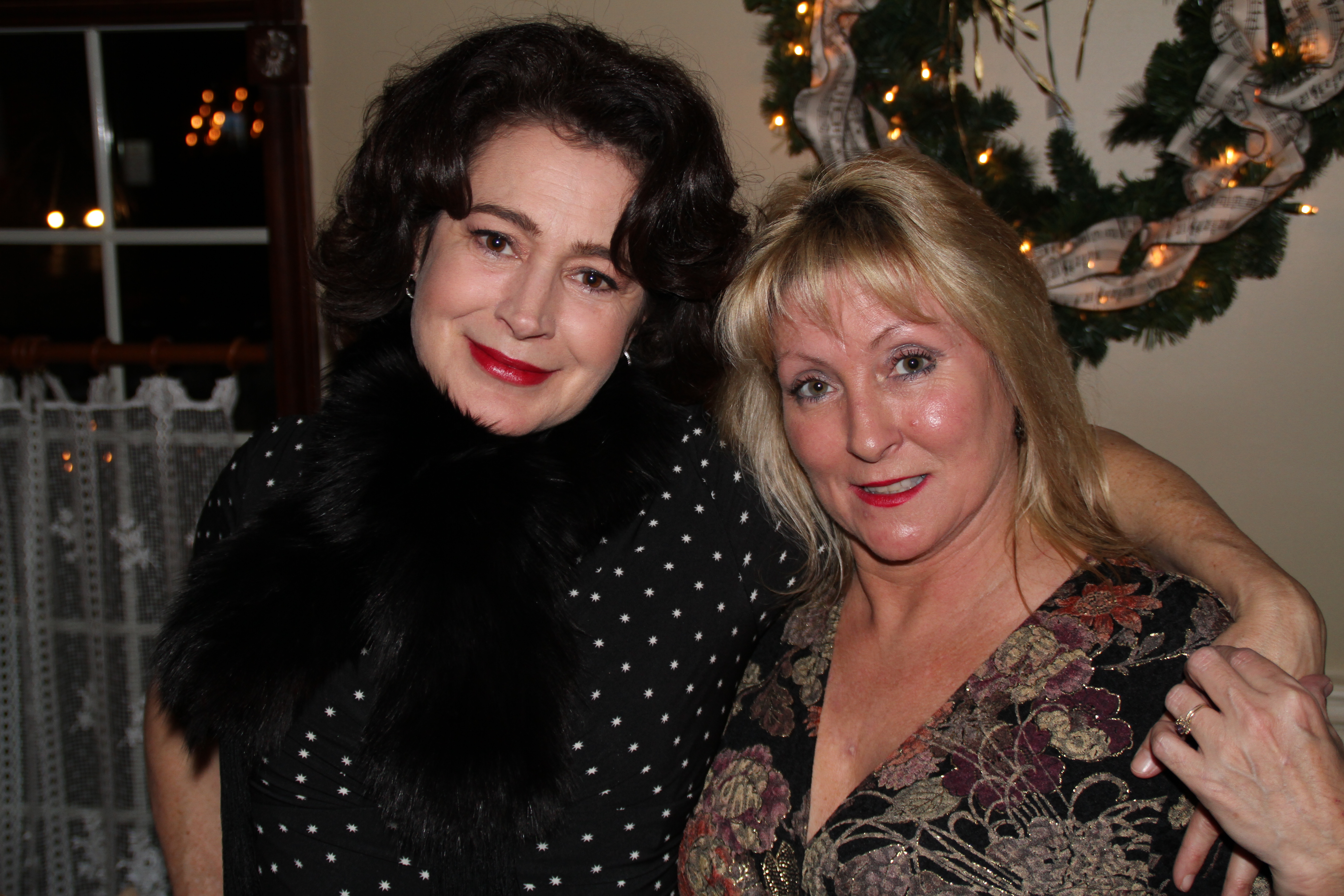 Actress Sean Young & me on the set of Fred Carpenter's SEND NO FLOWERS~