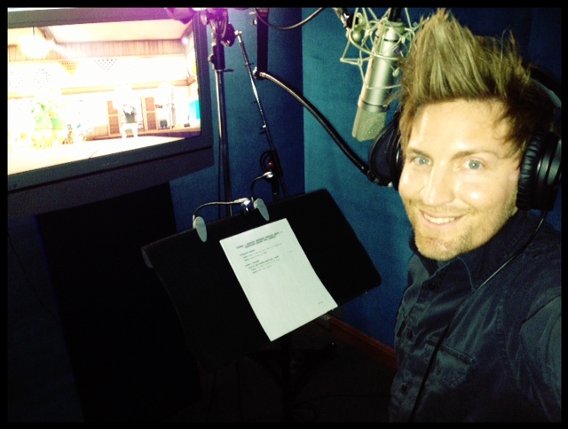 In the Studio doing Voice Over for the Lionsgate Animation Pororo The Racing Adventure