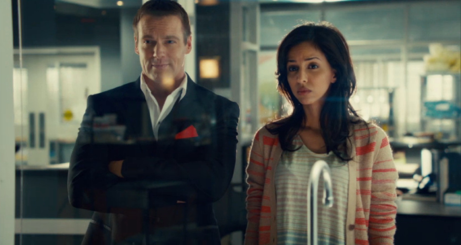 Still of Michael Shanks and Gia Sandhu in Saving Hope
