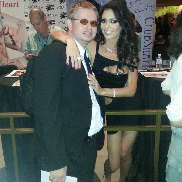 Tristan Stadtmuller with Jessica Jaymes AVN Expo 2015