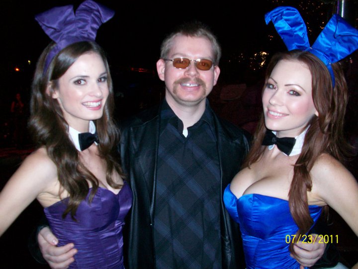 Tristan Stadtmuller partying at the Playboy Mansion