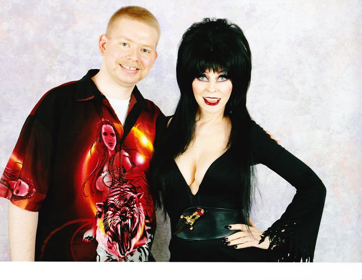 Tristan Stadtmuller with Elvira Mistress of the Dark
