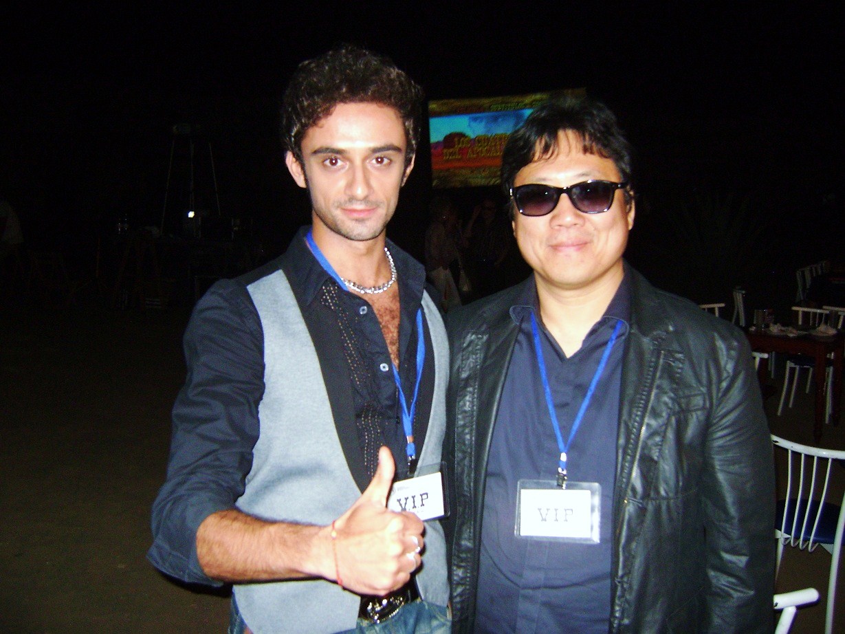 Christian Kang Bachini & Sngmoo Lee at Almeria Western Film Festival (2011)