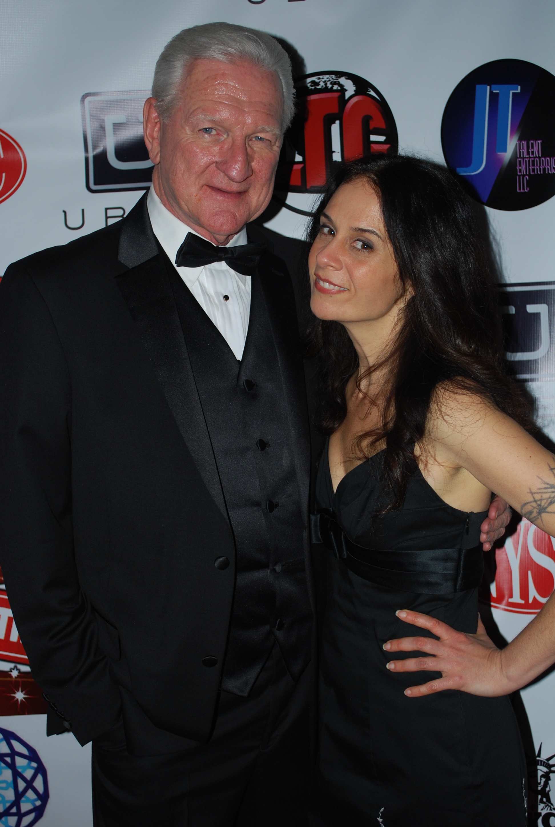 Local Talent Connection Red Carpet Christmas Party, New York 2014 with Gregory M. Brown and Valentine Aprile