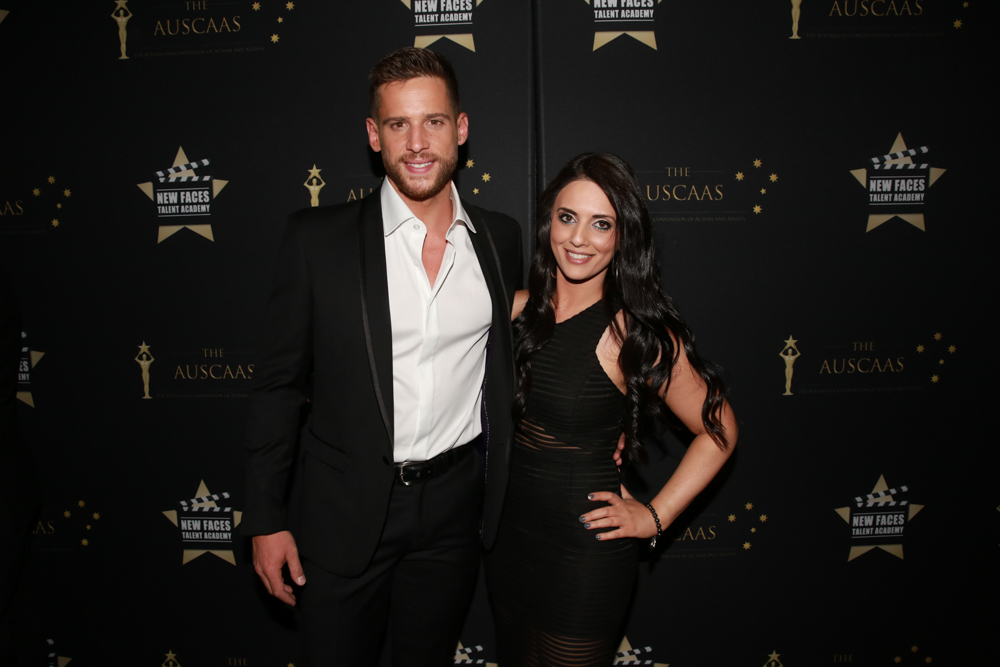 The AUSCAA's Red Carpet Dan Ewing and Nancy Rizk