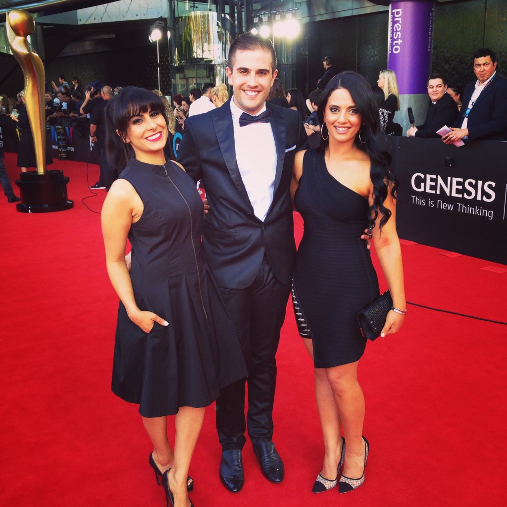 2015 AACTA Awards Leigh Smith and Nancy Rizk