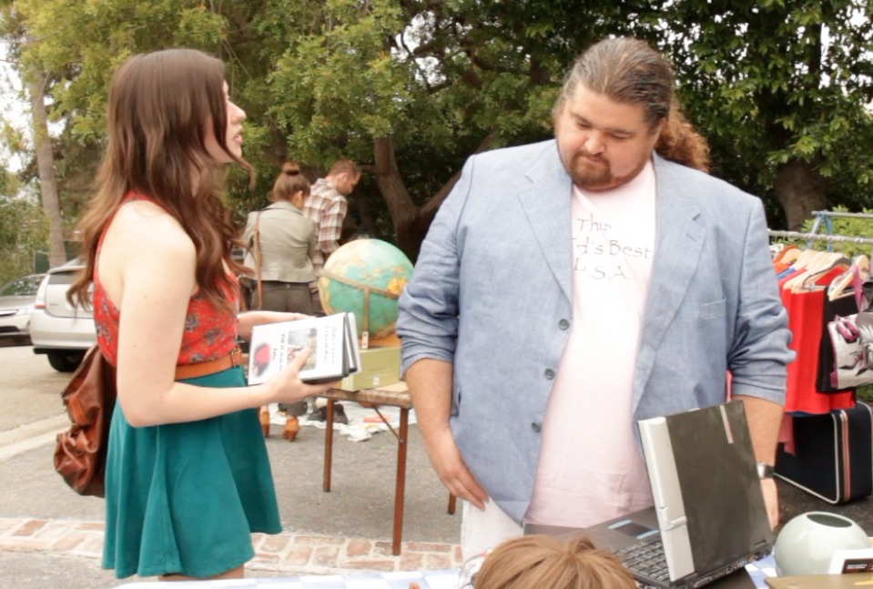 Oh set Maggie with Jorge Garcia