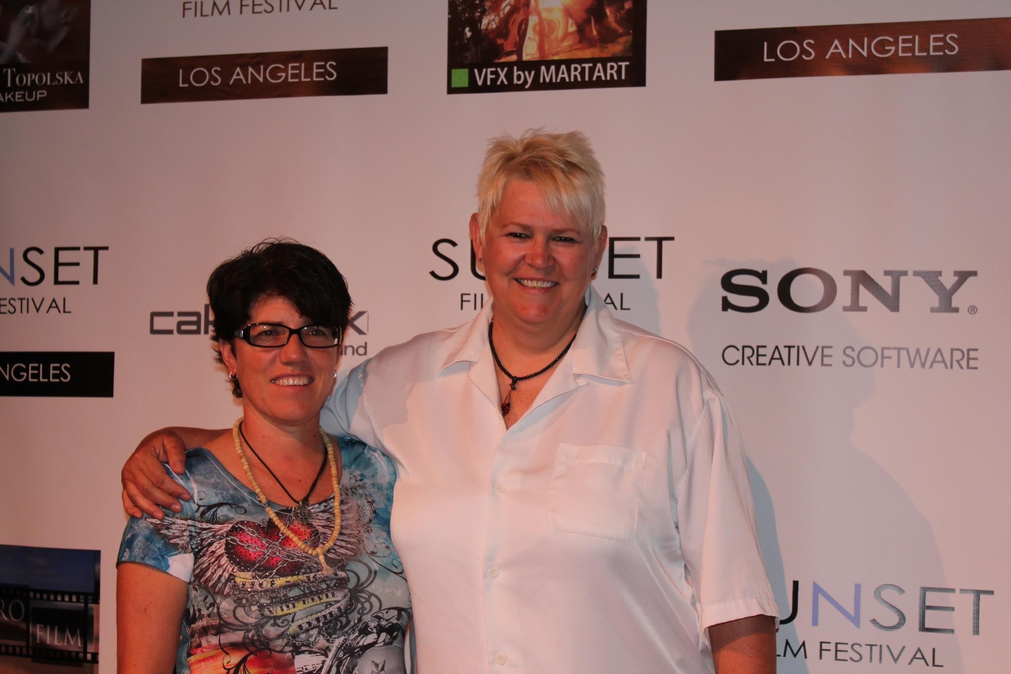 Teresa Parker with Jeanette Caldera at the Sunset International Film Festival 2013