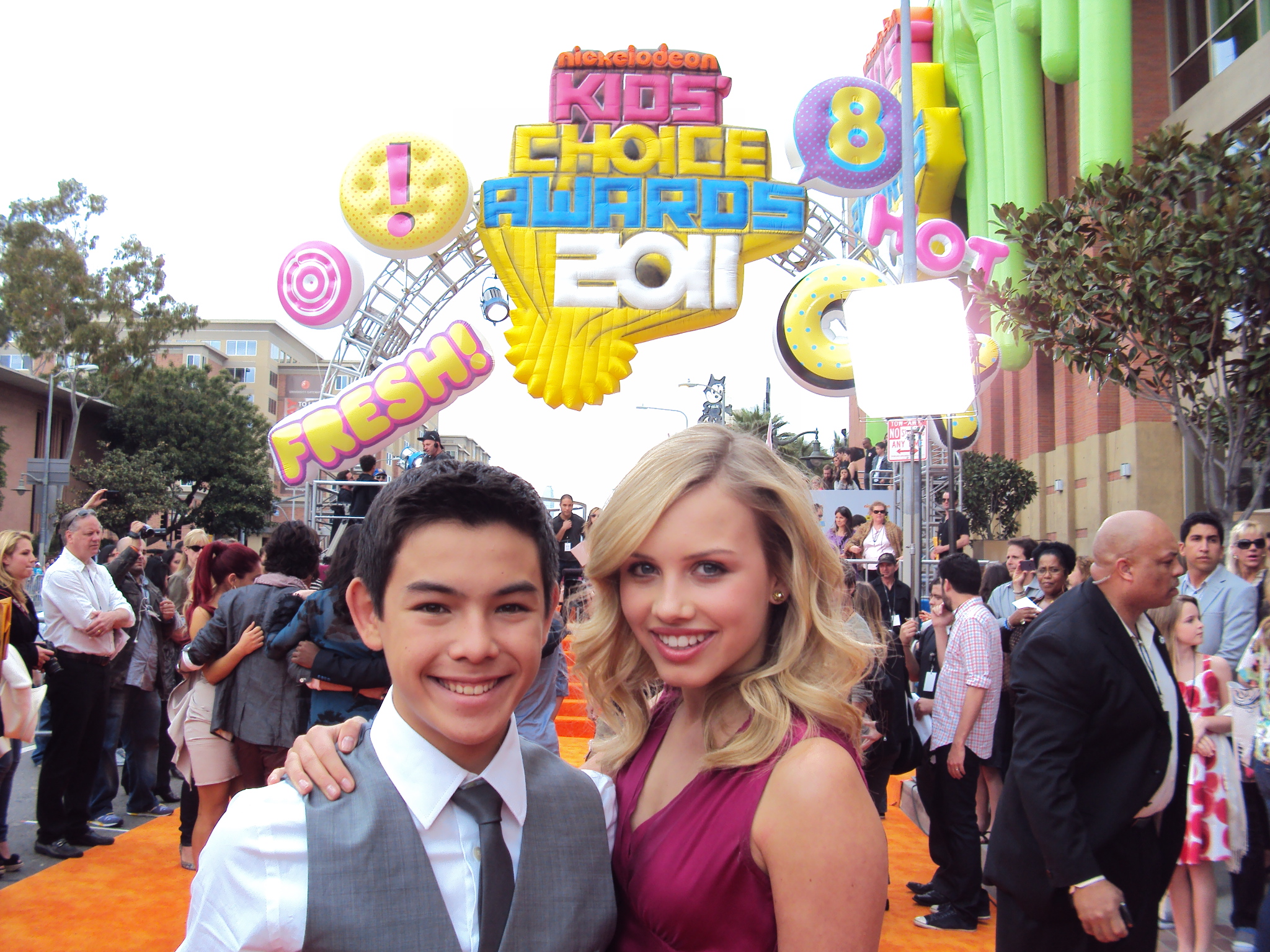 Kids Choice Awards. Ryan Potter and Gracie Dzienny.