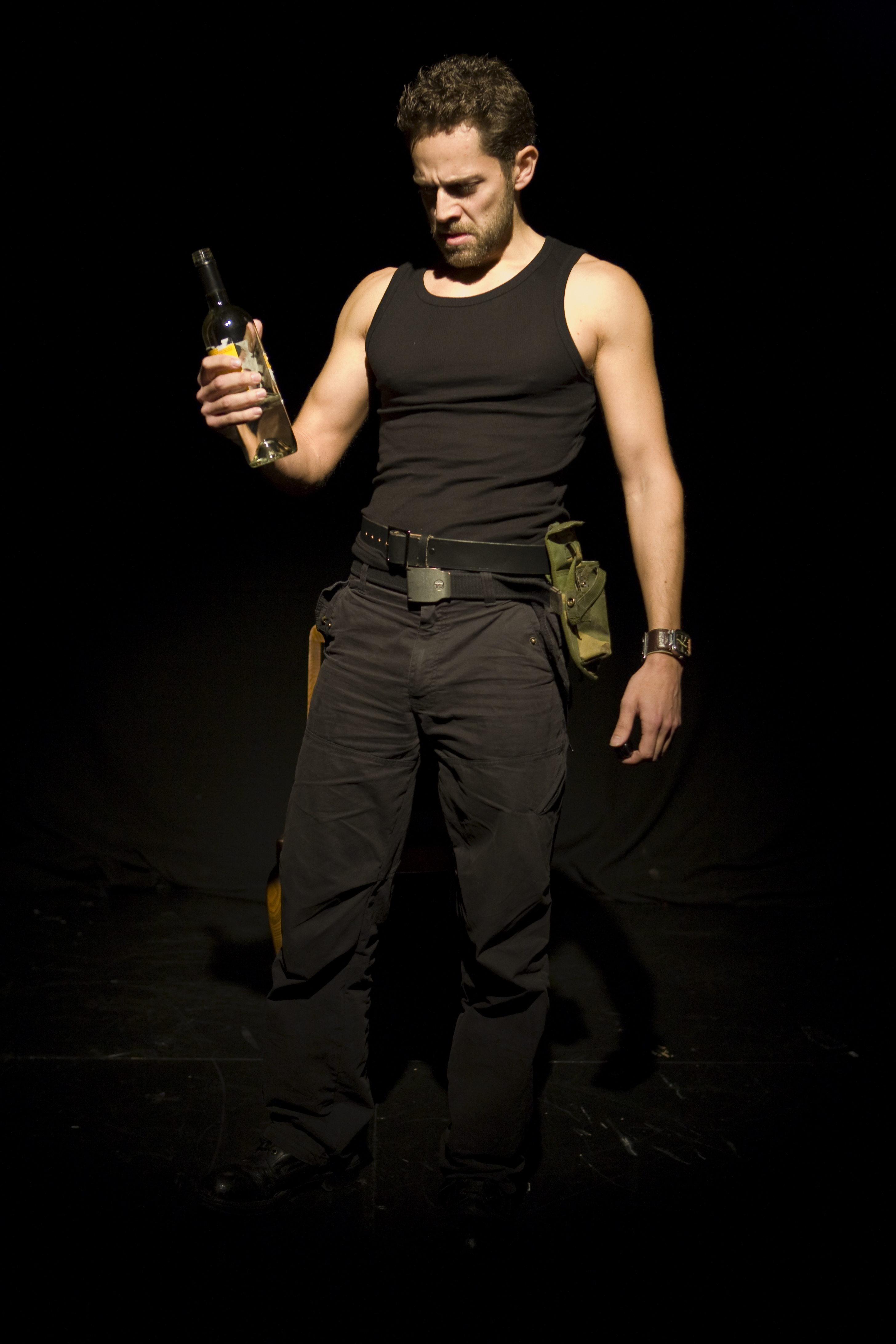 Ryan J-W Smith in his one-man play, New World Order